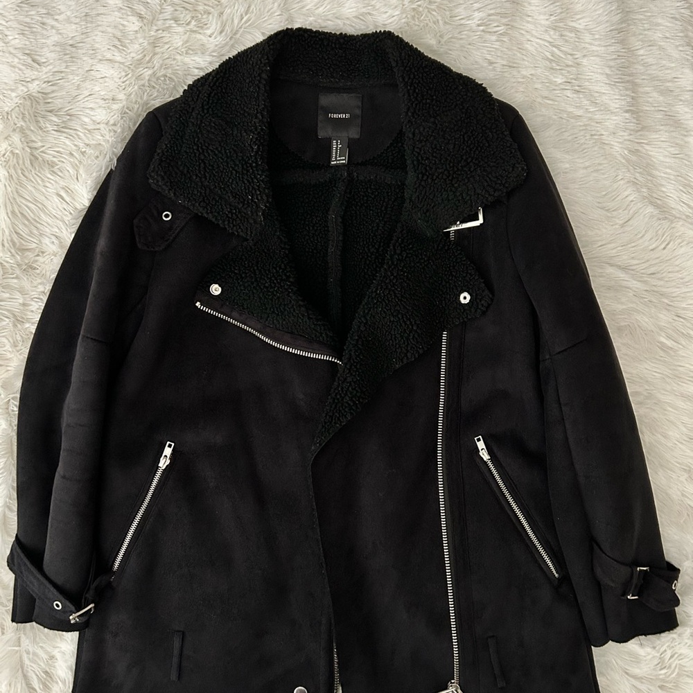 Forever 21 Black Textured Jacket